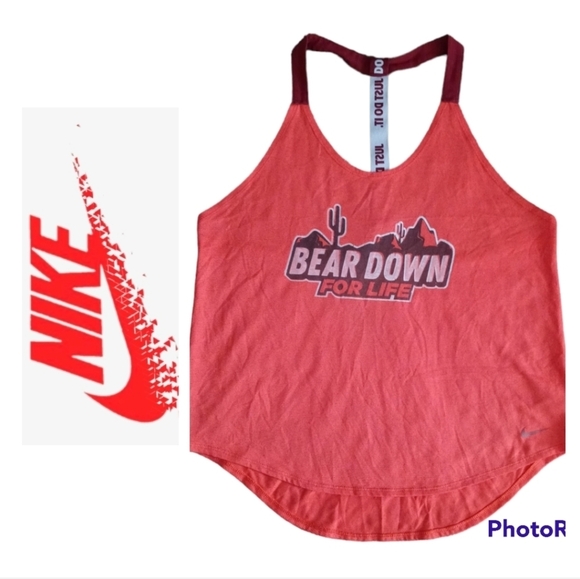 Nike Dri Fit Bear Down For Life Athletic Top. Size M - Picture 1 of 8